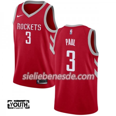 Kinder NBA Houston Rockets Trikot Chris Paul 3 Nike 2017-18 Rot Swingman